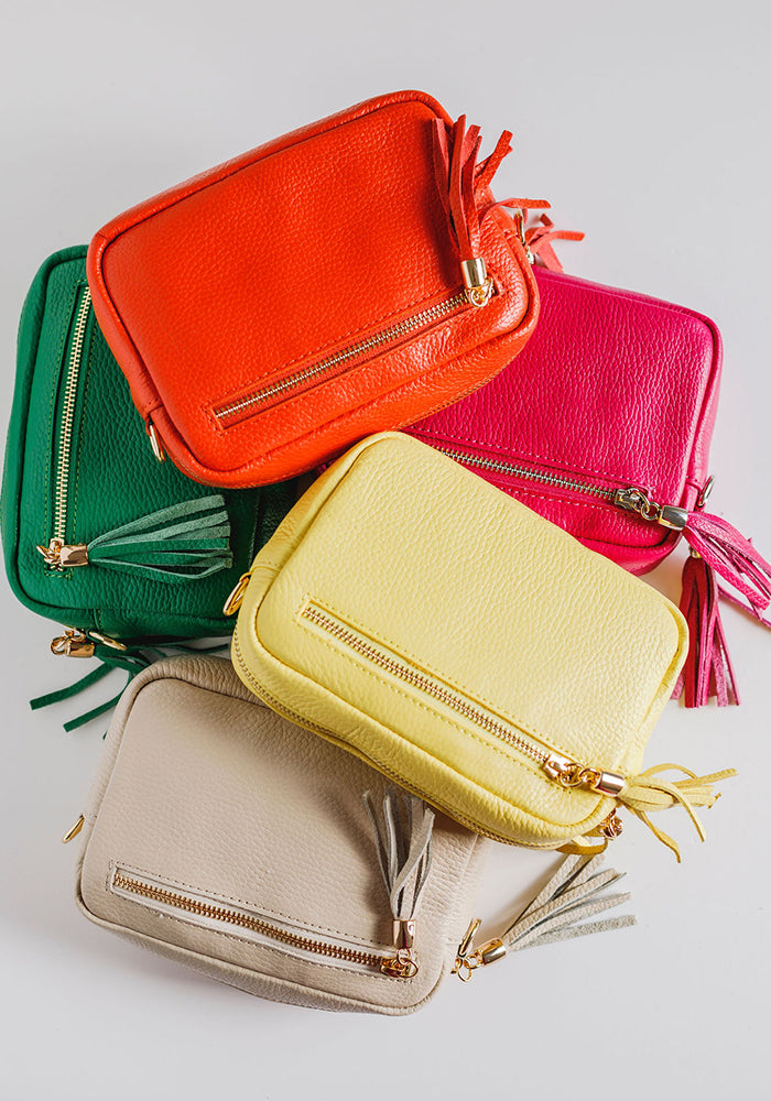 Pia Leather Bag | Pink