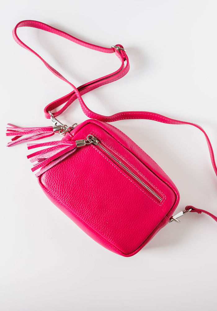 Pia Leather Bag | Pink