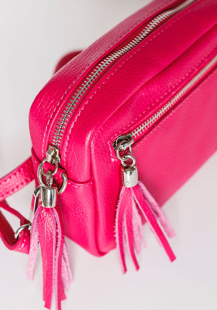 Pia Leather Bag | Pink