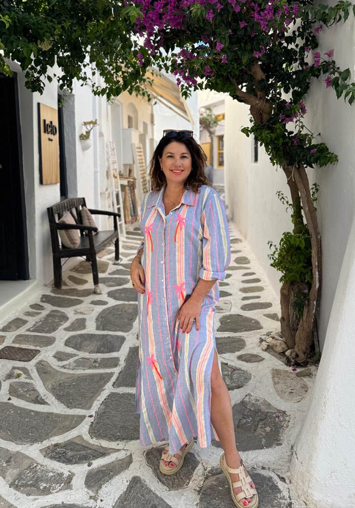 Riviera Maxi Shirt Dress