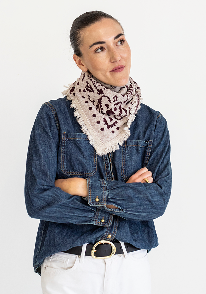 Bandana Scarf | Beige