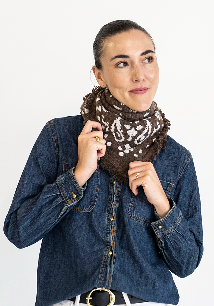 Bandana Scarf | Brown