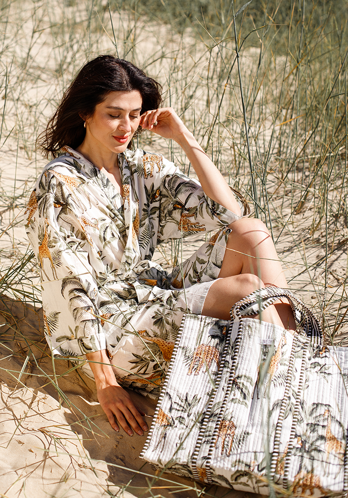 Kimono Short | Jungle White