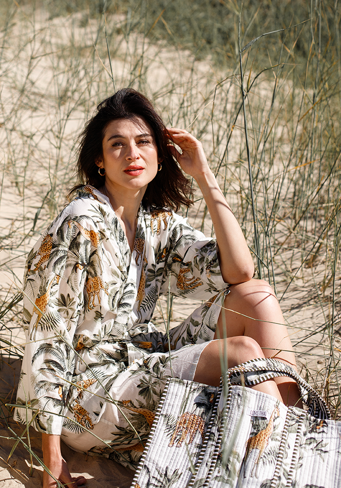 Kimono Short | Jungle White