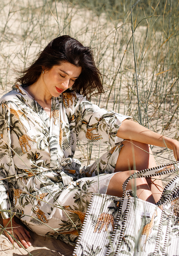 Kimono Short | Jungle White