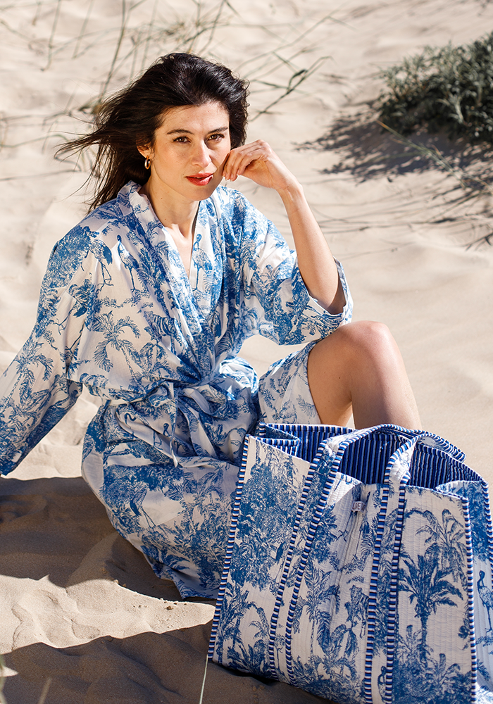 Kimono Short | Blue Safari