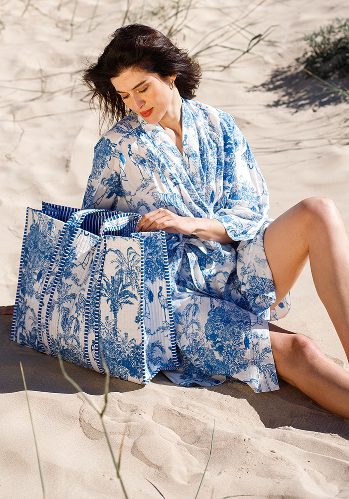 Kimono Short | Blue Safari
