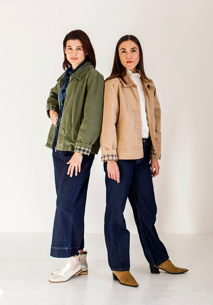 Corduroy Collared Jacket | Biscuit