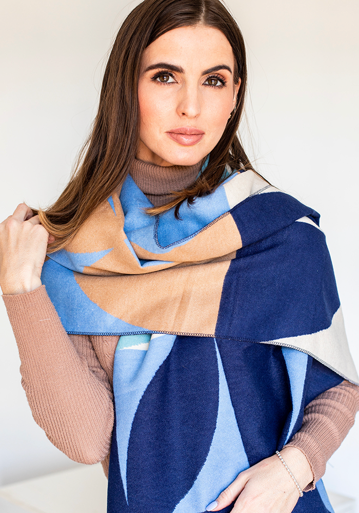 Petal Scarf | Blue