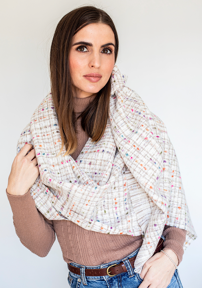 Boucle Scarf | Milk