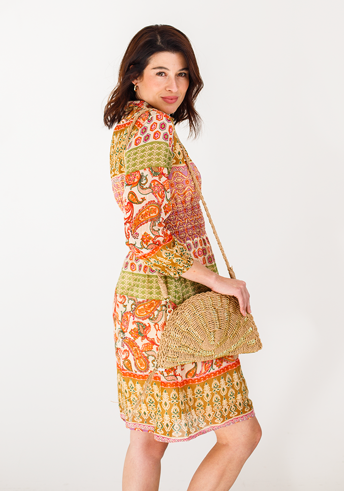 Smocked Waist Dress | Paisley Autumn