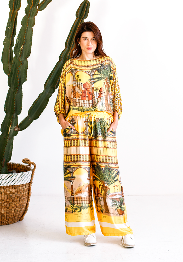 Marrakesh Palazzo Pants | Yellow