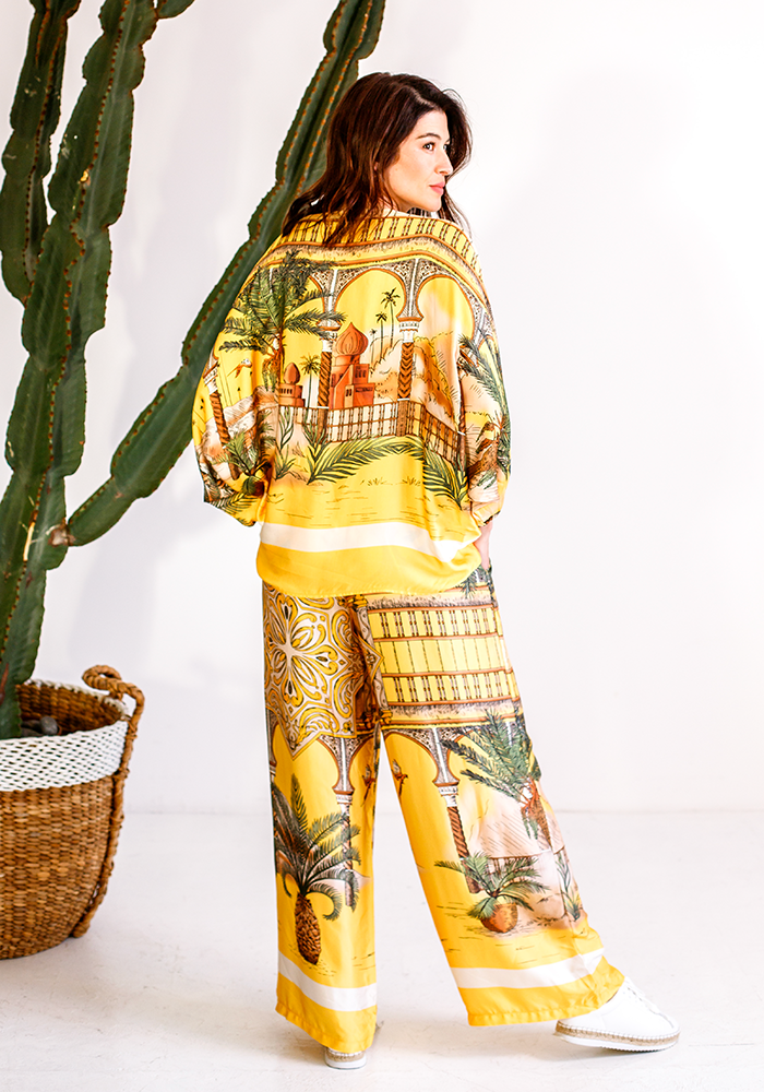 Marrakesh Palazzo Pants | Yellow