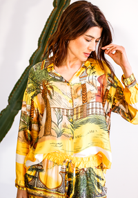 Marrakesh Button Shirt | Yellow
