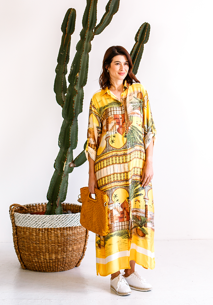 Marrakesh Maxi Kaftan | Yellow
