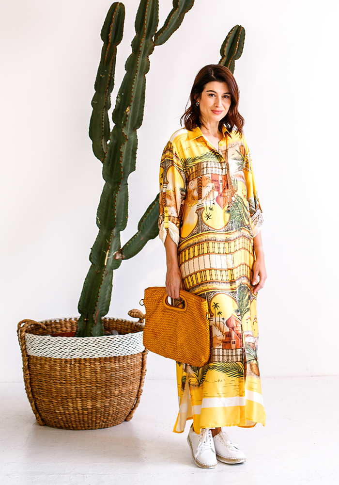 Marrakesh Maxi Kaftan | Yellow