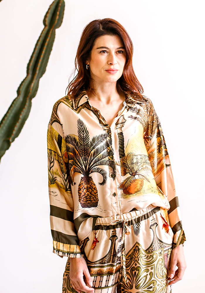 Marrakesh Button Shirt | Olive