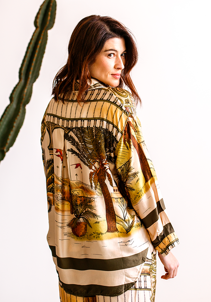 Marrakesh Button Shirt | Olive