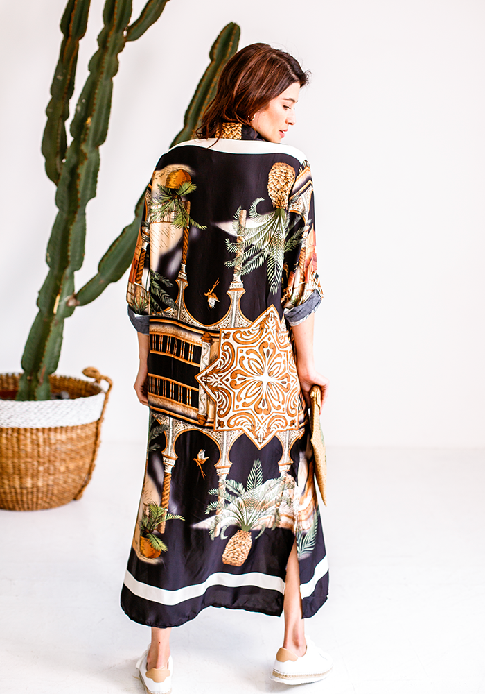 Marrakesh Maxi Kaftan | Black