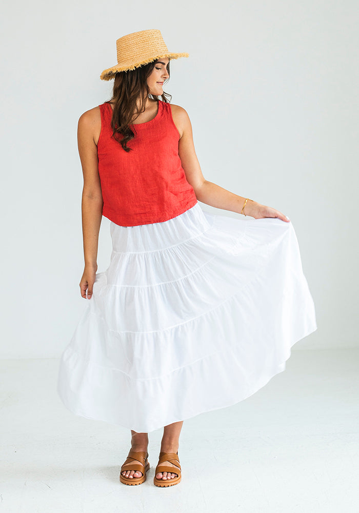 Nomad Skirt | White