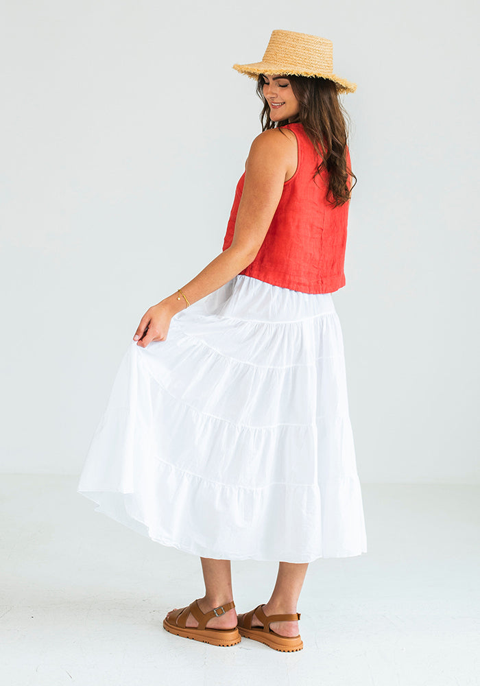 Nomad Skirt | White