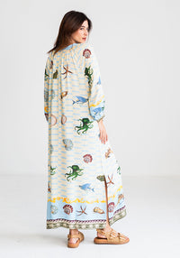 Coastal Charms Maxi Kaftan