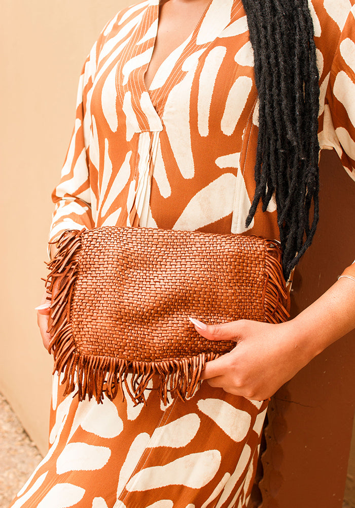 Tunisia Kaftan | Brown Tile