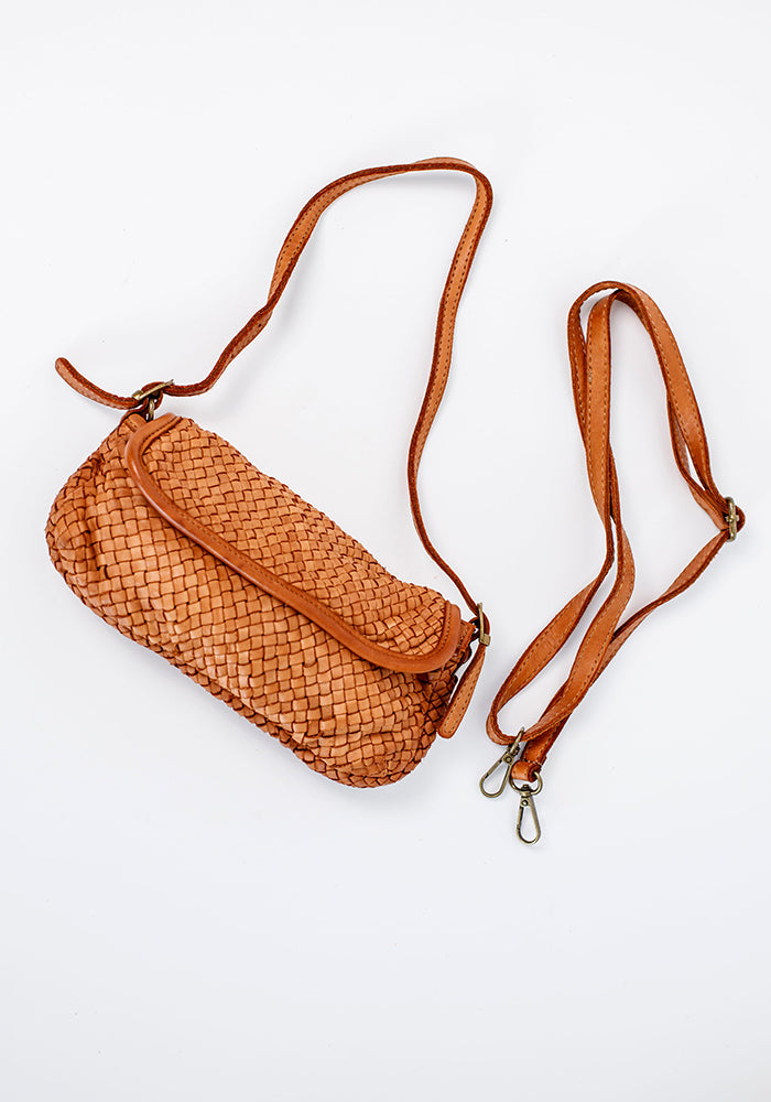 Mini Woven Sling | Tan