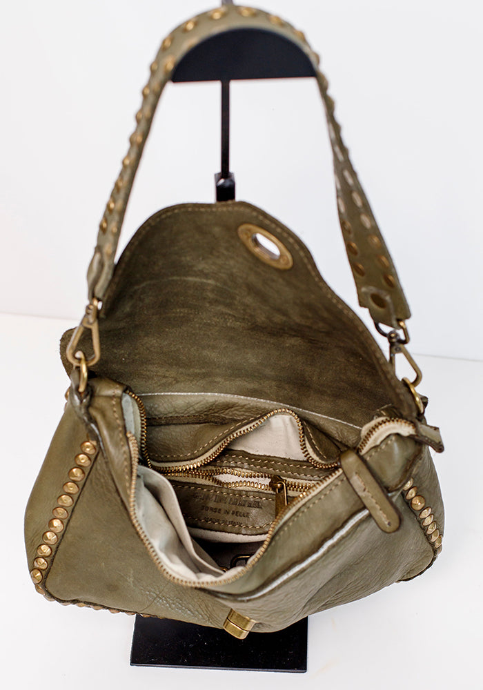 Studded Clasp Sling | Olive