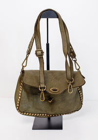 Studded Clasp Sling | Olive