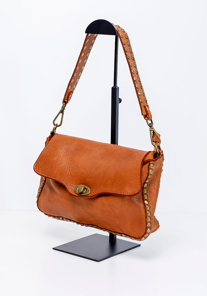 Studded Clasp Sling | Tan