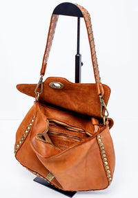 Studded Clasp Sling | Tan
