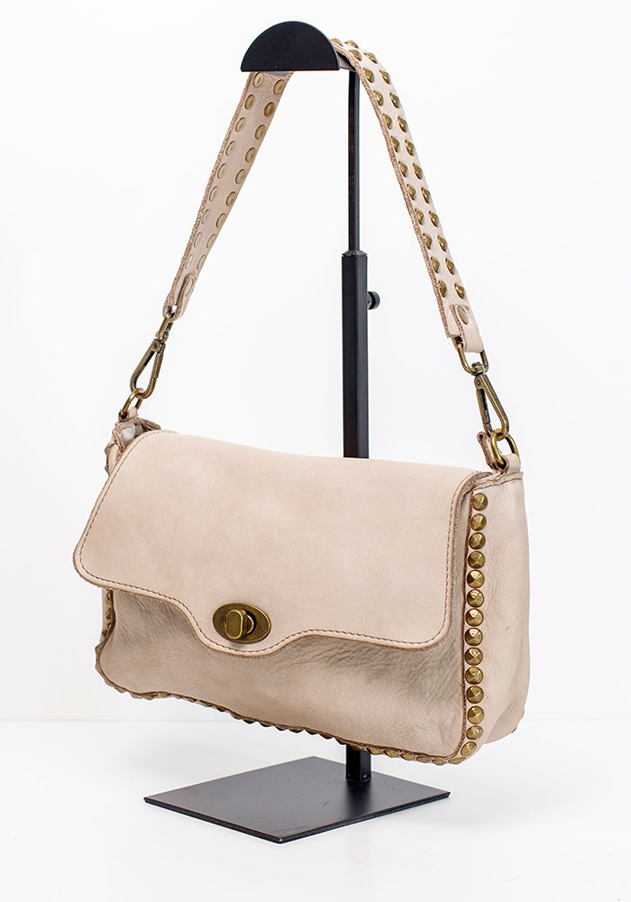 Studded Clasp Sling | Cream
