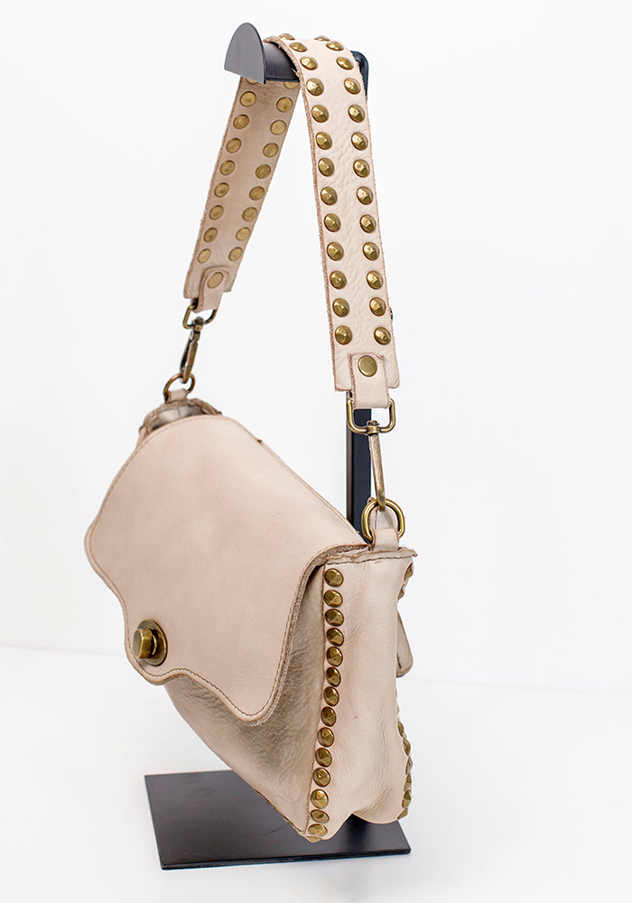 Studded Clasp Sling | Cream