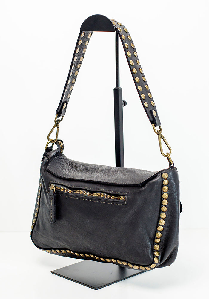 Studded Clasp Sling | Black