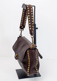 Studded Clasp Sling | Brown