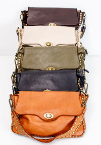 Studded Clasp Sling | Olive