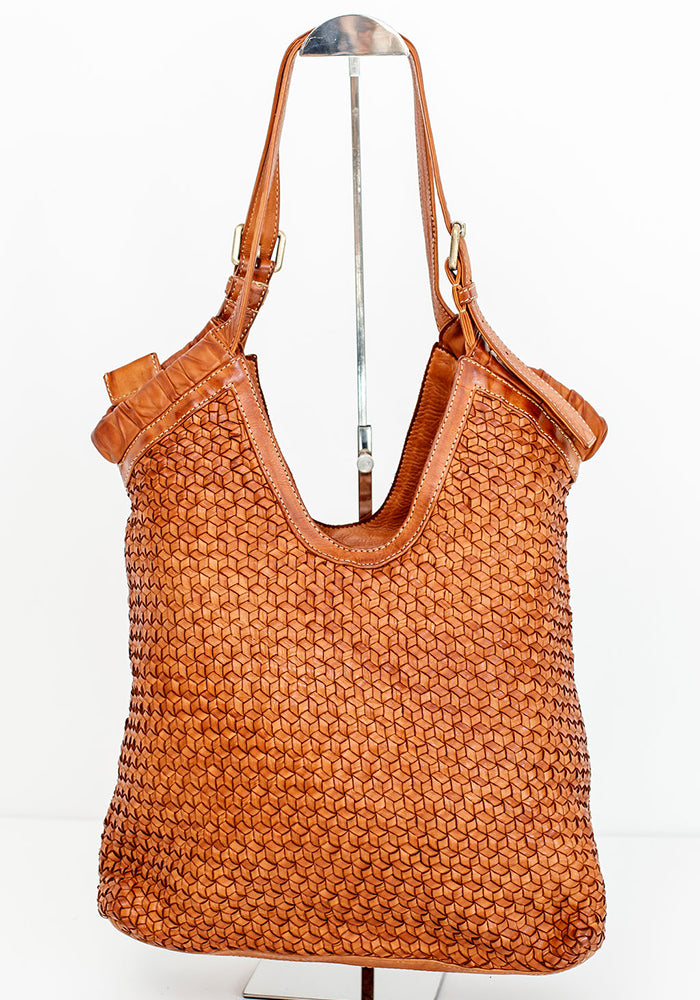Tash Leather Bag | Cognac