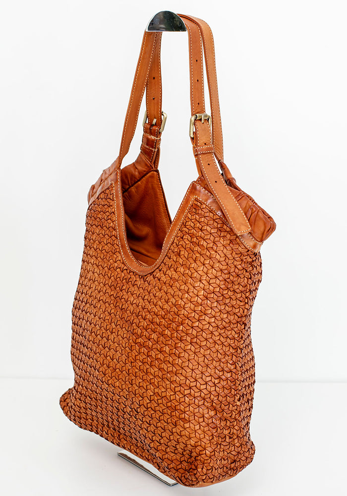 Tash Leather Bag | Cognac