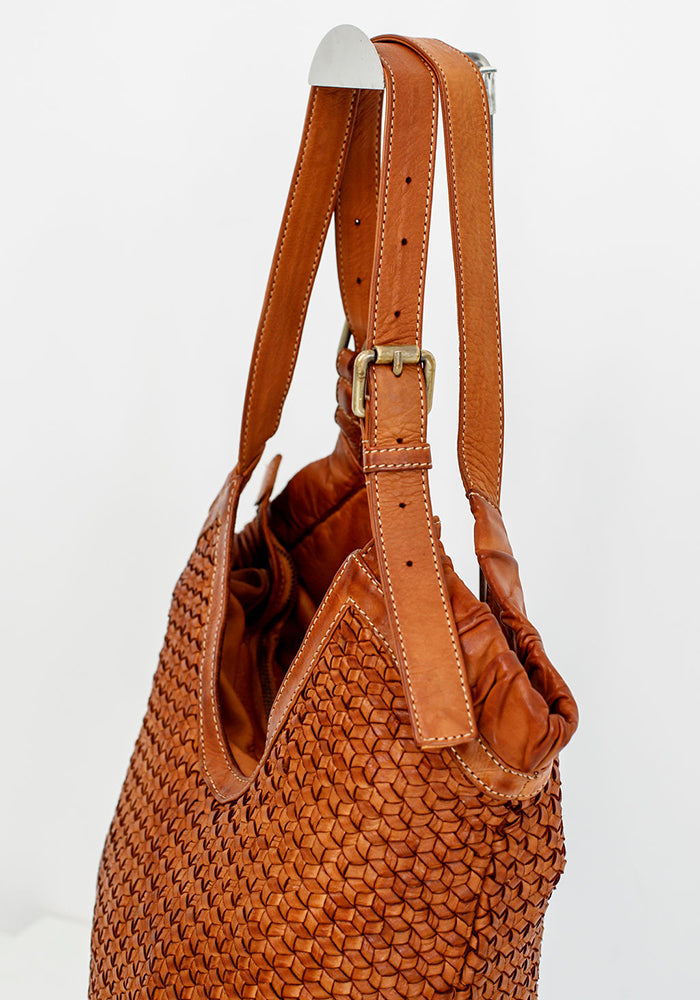 Tash Leather Bag | Cognac