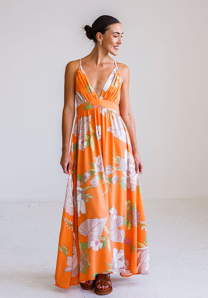 Leanne Dress | Orange