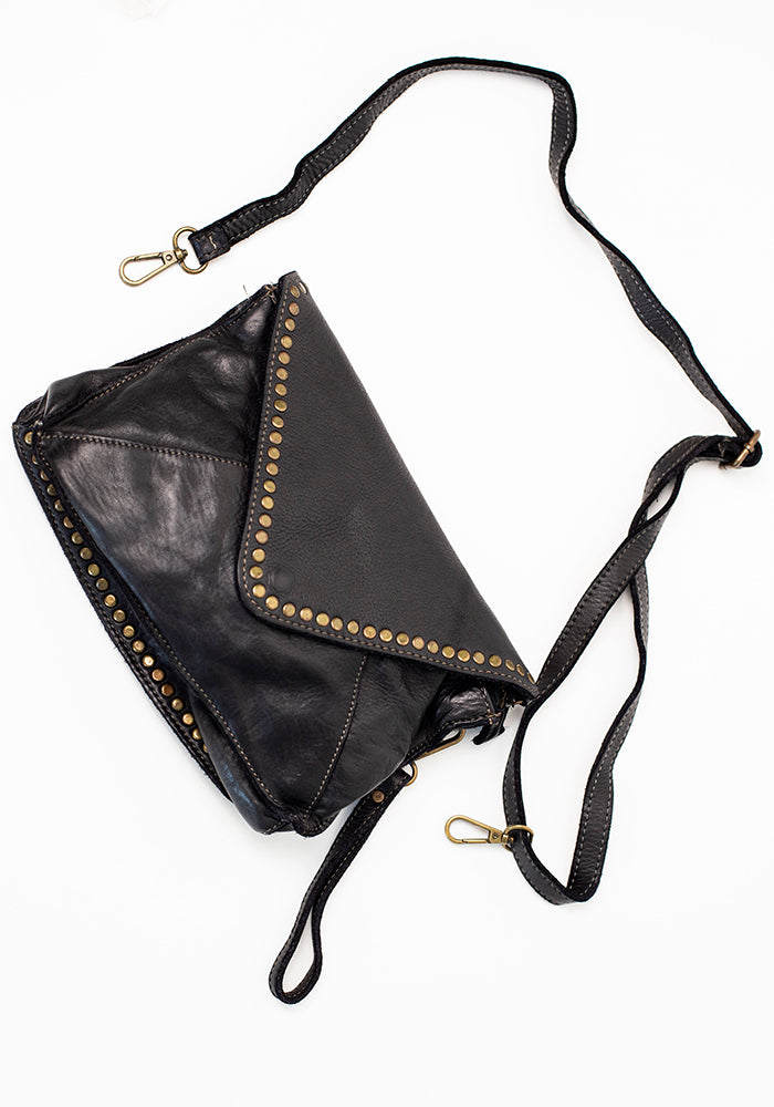 Studded Envelope Sling | Black