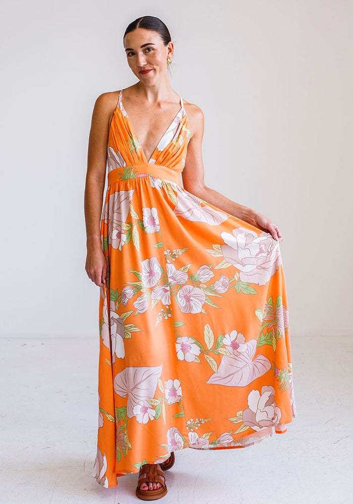 Leanne Dress | Orange