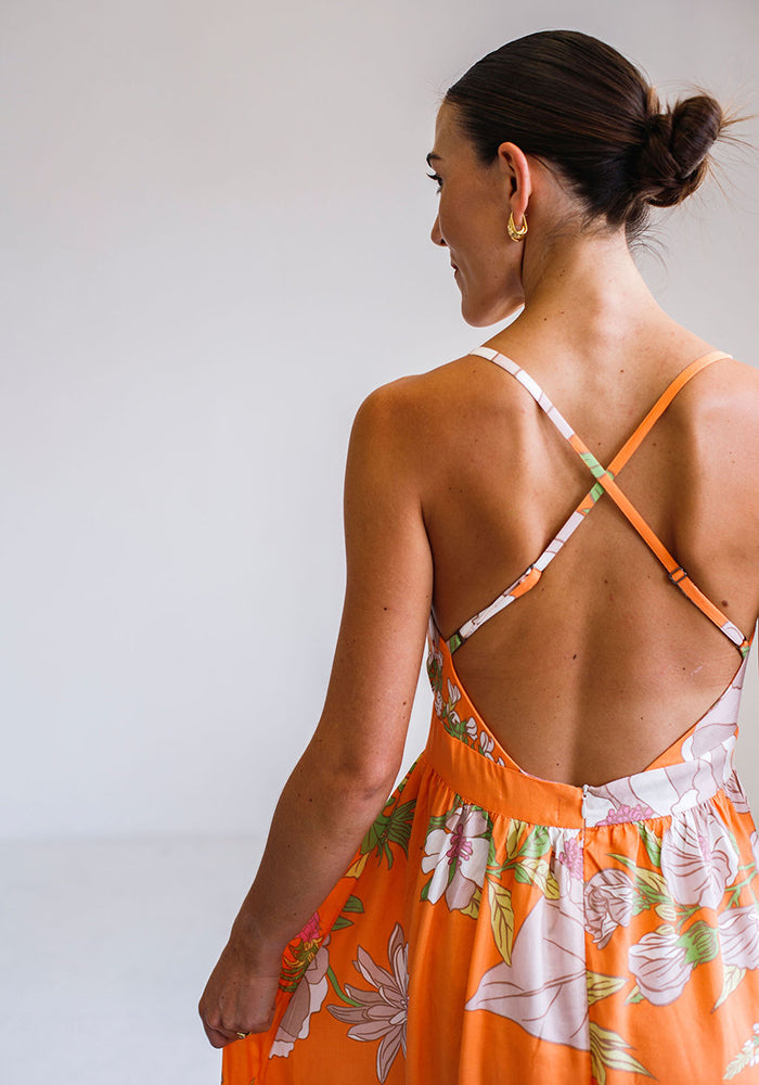 Leanne Dress | Orange