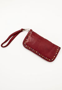 Scarlet Studded Purse | Merlot
