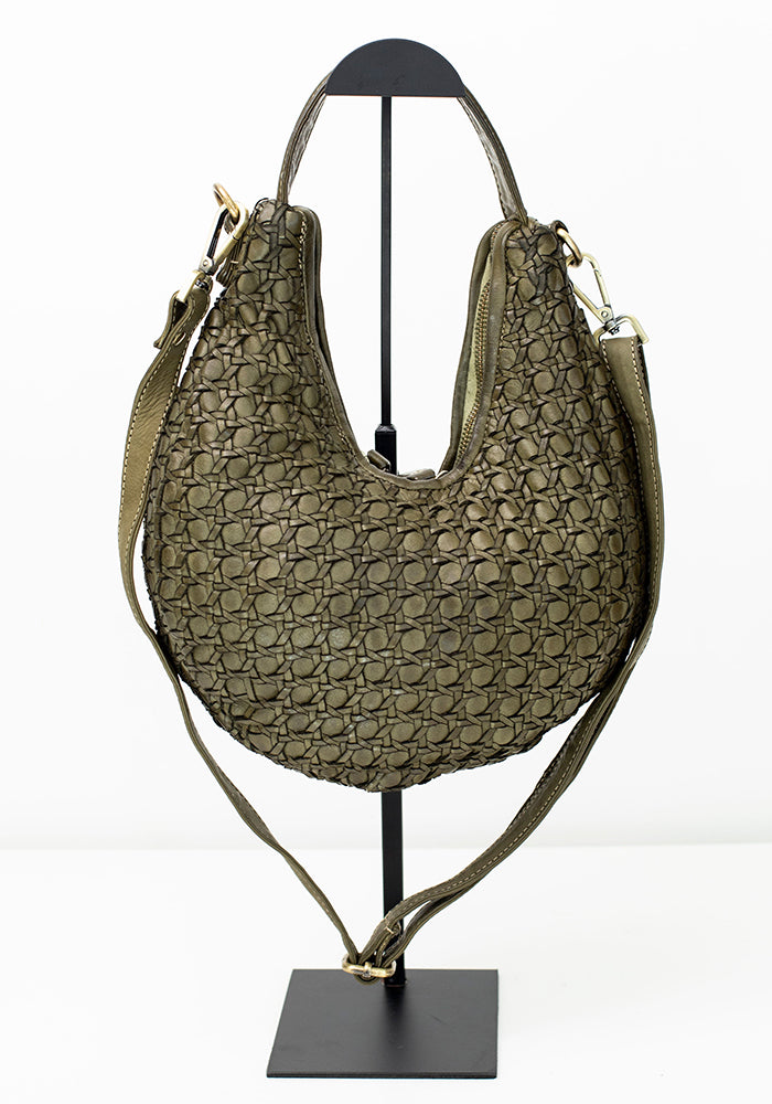 Savannah Woven Bag | Olive