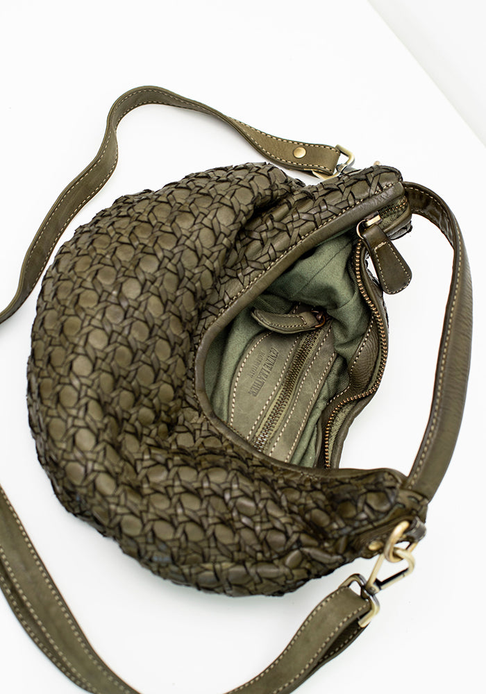 Savannah Woven Bag | Olive