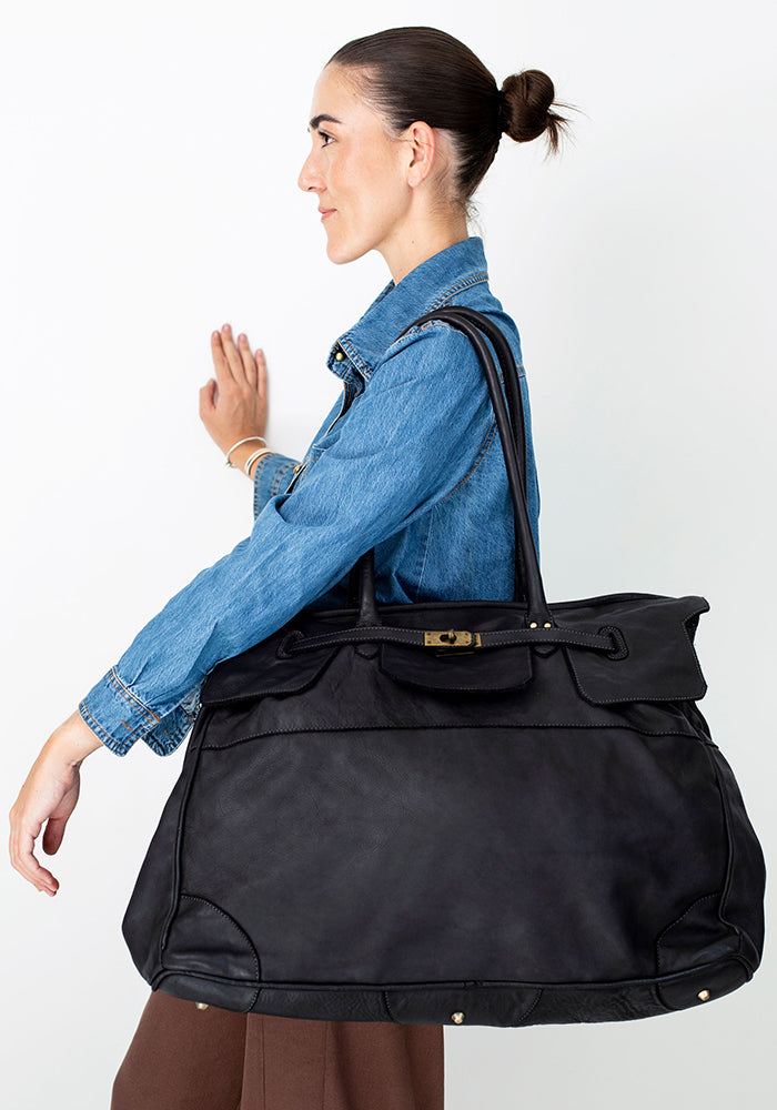 Clasp Overnight Bag | Black