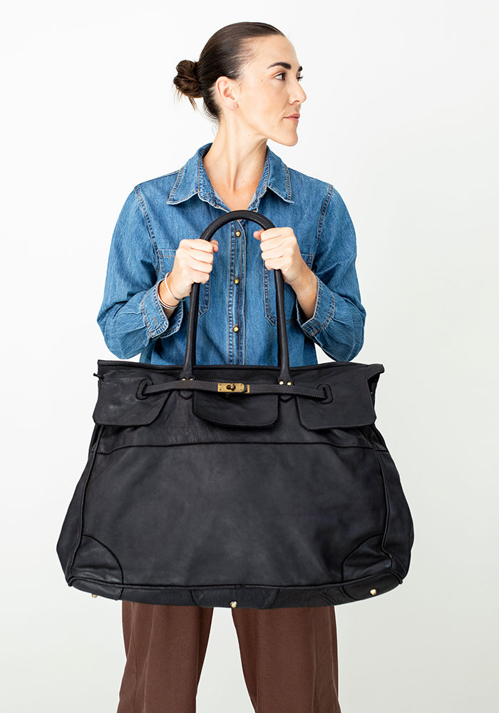 Clasp Overnight Bag | Black