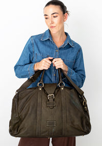 Buckle Overnight Bag | Taupe